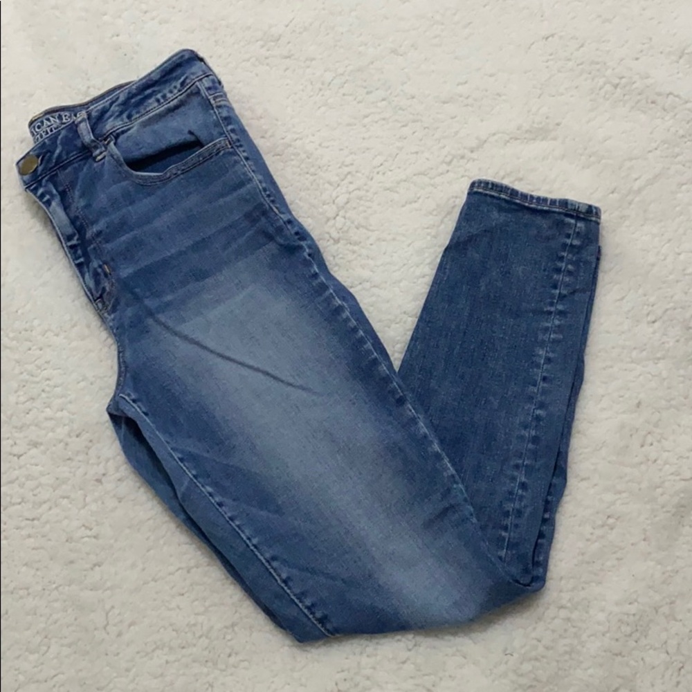 AEO high rise skinny jeans